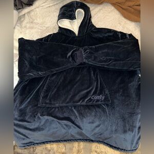 The Comfy Sherpa lined wearable blanket